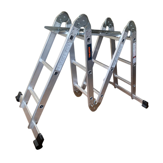 Escalera multiposición 12 peldaños, Tipo I, Truper