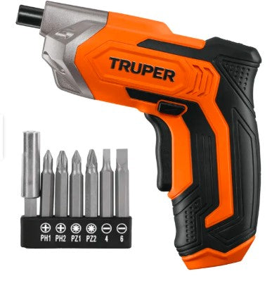 Destornillador inalámbrico profesional 3.6V, 220V, Truper