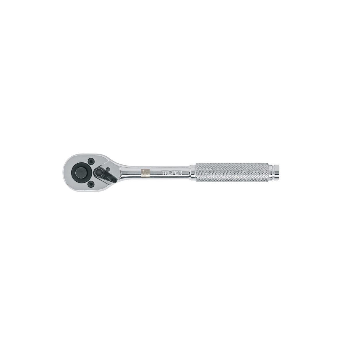 Matraca cuadro 1/4" cabeza de pera de liberación rápida, Truper