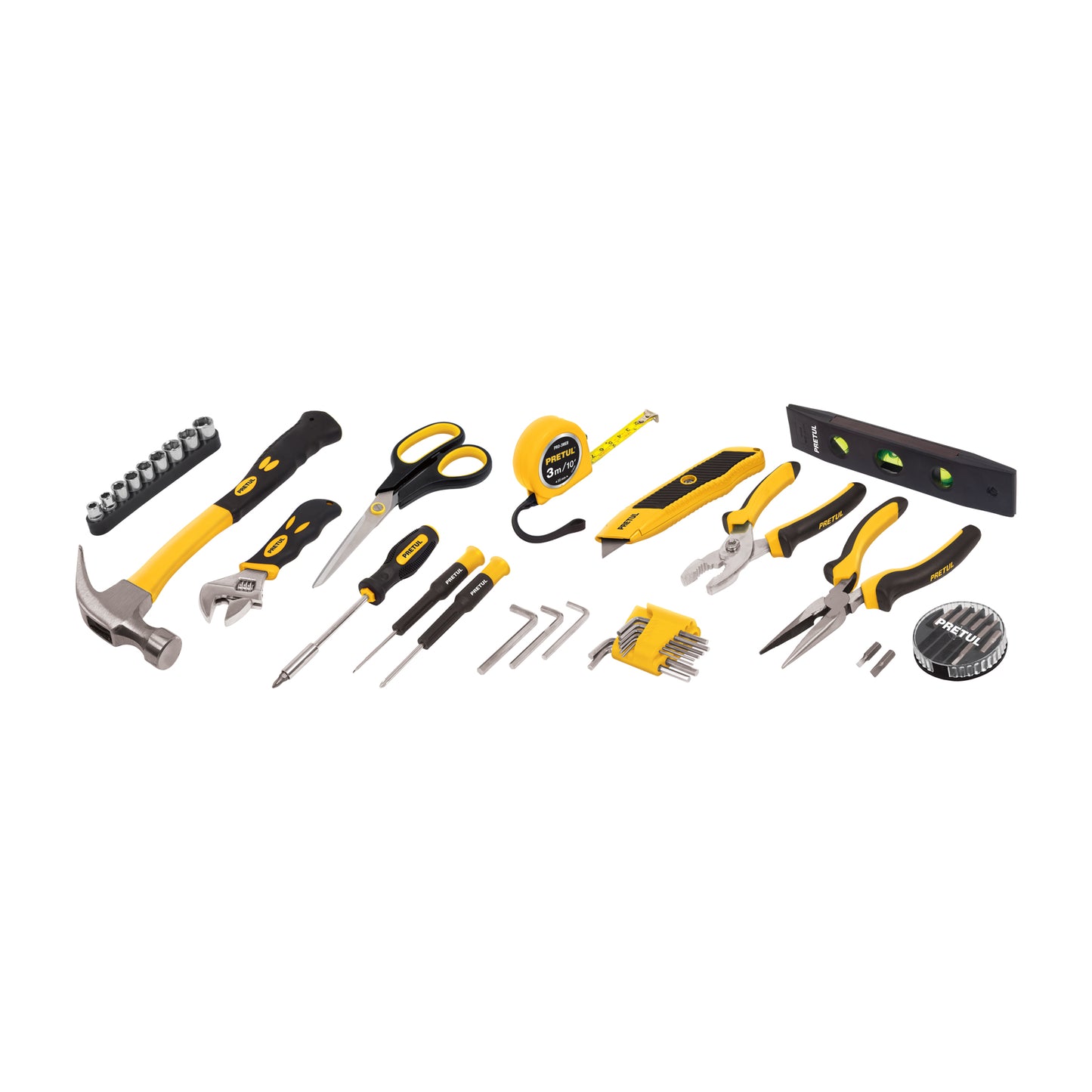 Juego de dados 42 herramientas Comfort Grip, Pretul