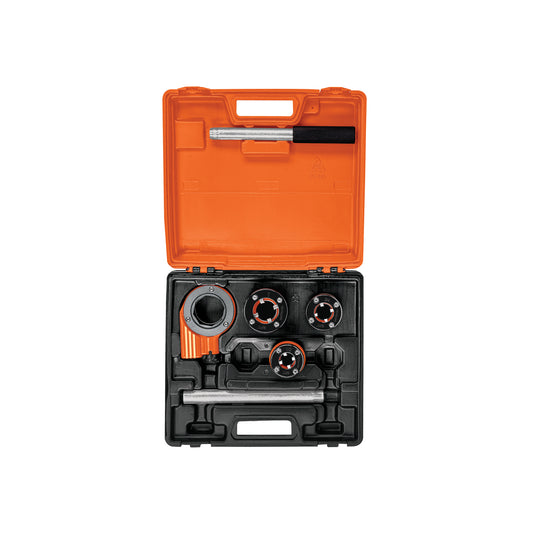 Juego de 4 tarrajas para tubo de 1/2" a 1", Truper