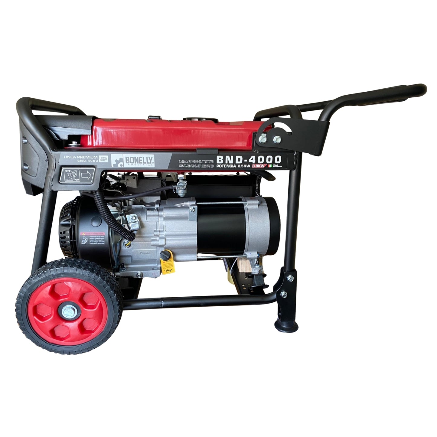 Generador Gasolinero abierto 3.8kw monofásico 220 v, HEAVY DUTY Bonelly