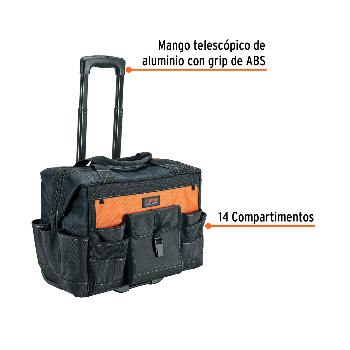 Maleta portaherramientas con ruedas, Truper Expert