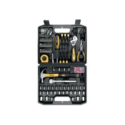 Juego de 104 dados y herramientas, 1/4 y 3/8 Pretul
