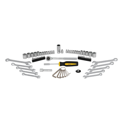Juego de 70 herramientas 1/4" y 3/8" para mecánico, Pretul