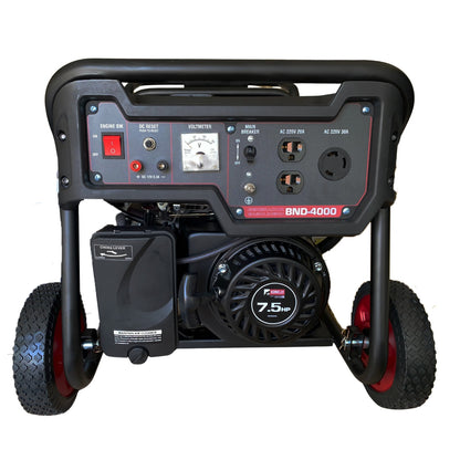 Generador Gasolinero abierto 3.8kw monofásico 220 v, HEAVY DUTY Bonelly